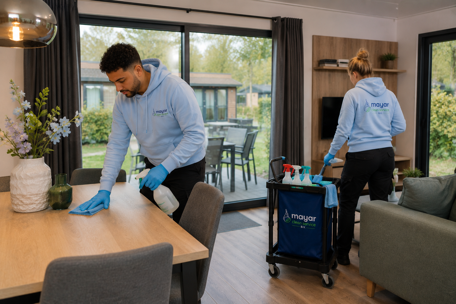 Vakantiepark schoonmaak